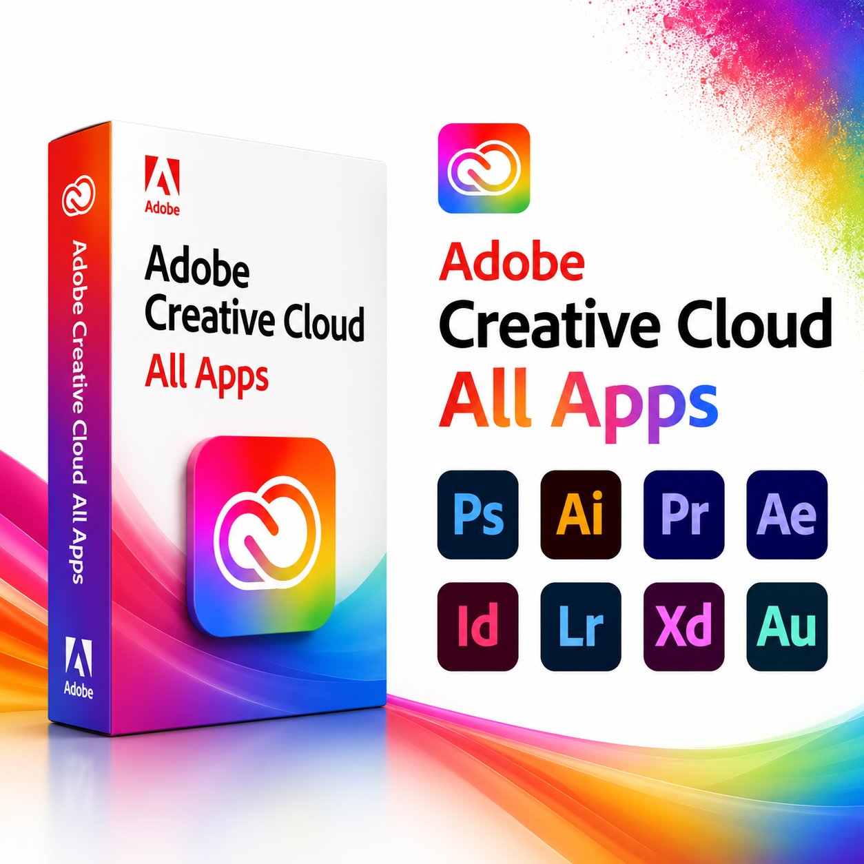 Adobe Creative Cloud - All apps product image - public/https://cdn.vinext.ai/products/0d769c3a-2857-4838-8605-16ccc4ab1f12.png